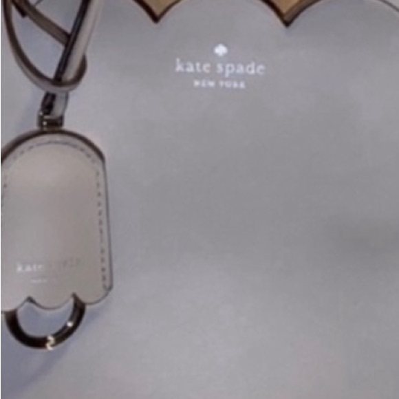 Kate Spade Scalloped Mini Lavender Crossbody Tote Bag - Picture 9 of 13
